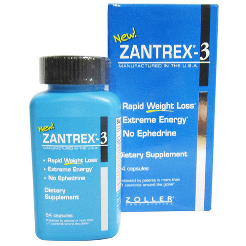Zoller Lab Zantrex 3 Capsules, Dietary Supplement - 84 Ea